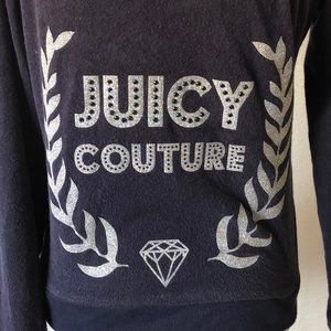 Juicy Couture Hoodie Navy Terry